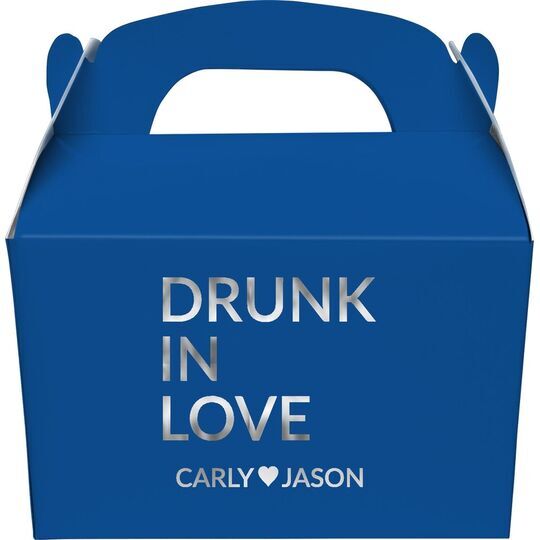 Drunk In Love Gable Favor Boxes
